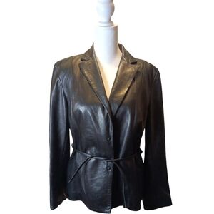 Banana Republic women's brown napa leather Jacket sz. 8. Mint condition gorgeou!